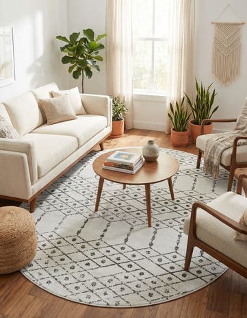 7' 10 x 10' Paxon Trellis Oval Rug
