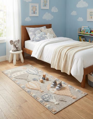 2' x 4' Whimsy Kids Runner Rug
