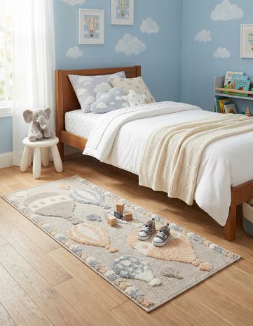 2' x 4' Whimsy Kids Runner Rug