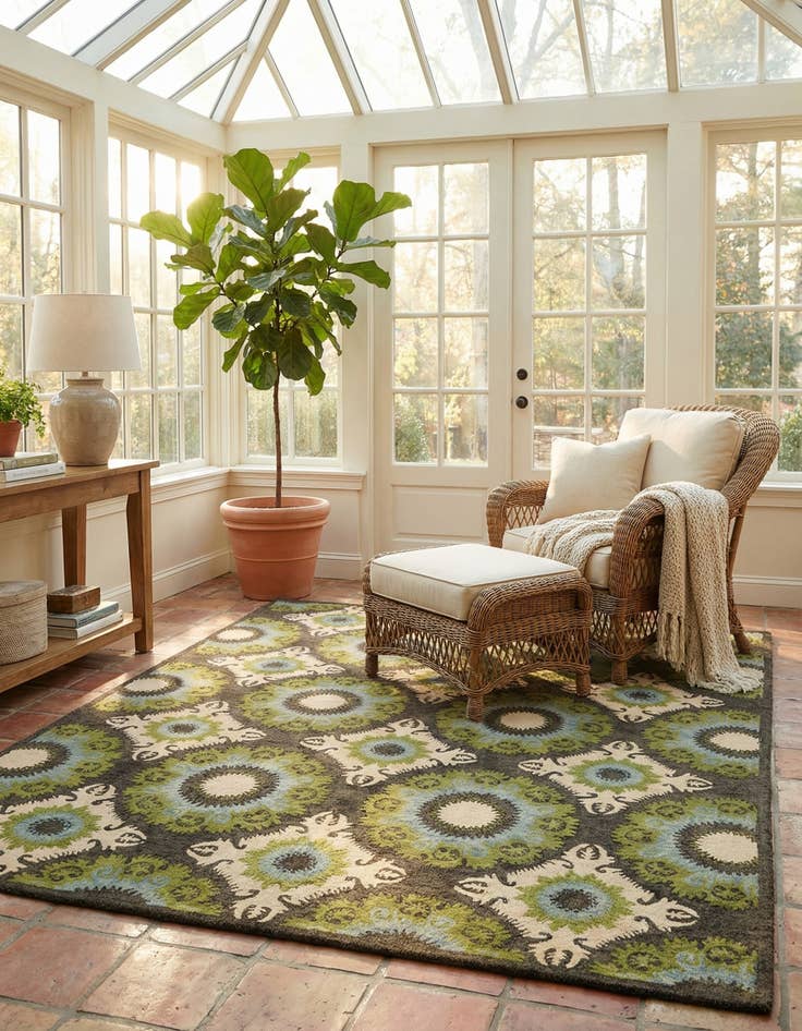 Detail image of 8' x 10' Luna Wool Rug