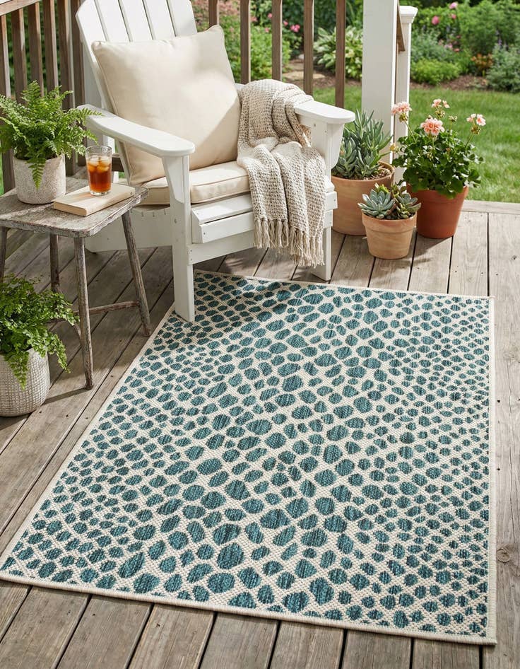 Detail image of 2' x 3'  Washable Jill Zarin Cape Town Indoor / Outdoor Rug