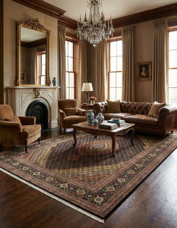 8' 4 x 11' 10 Tabriz Mahi Rug