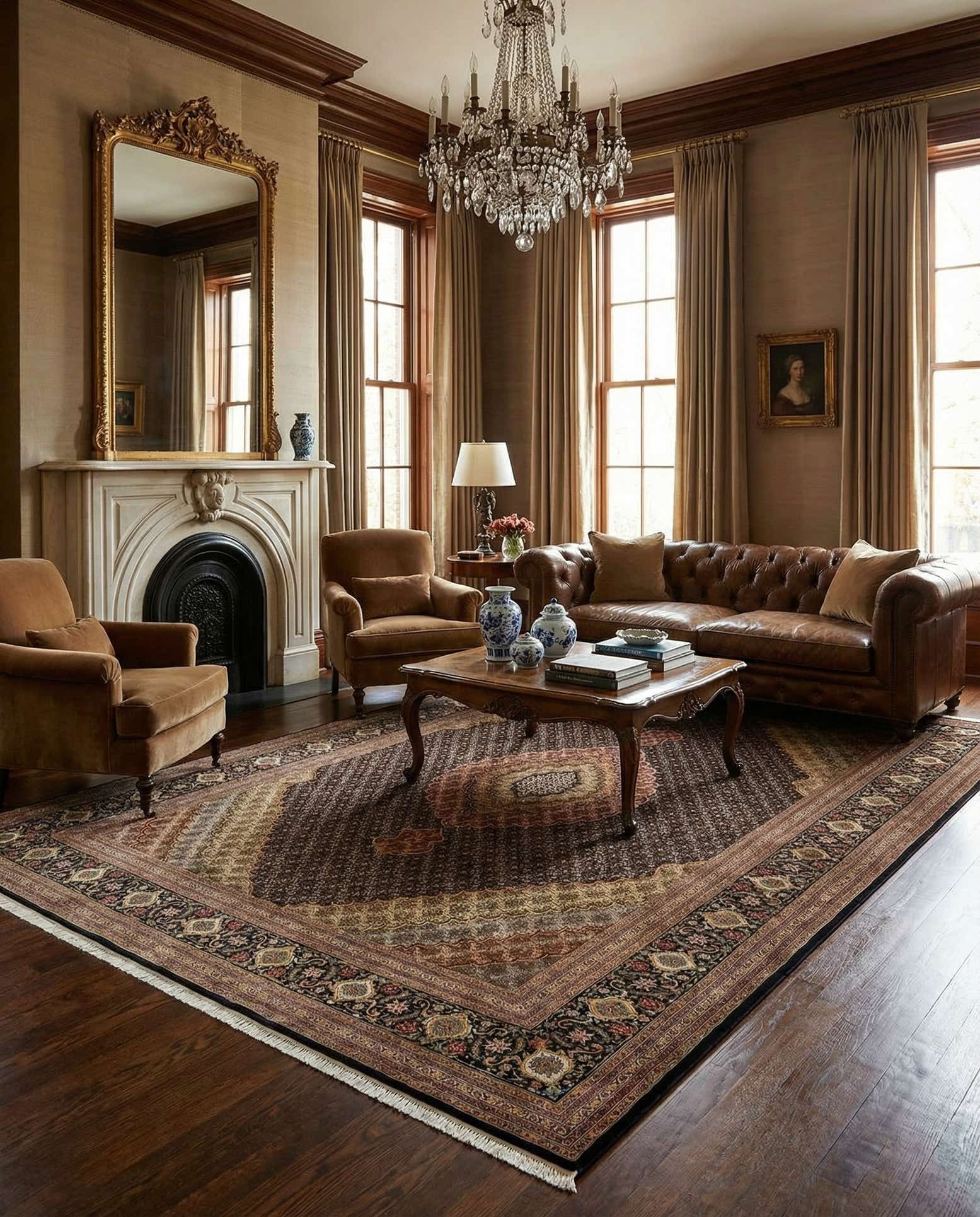 8' 4 x 11' 10 Tabriz Mahi Rug