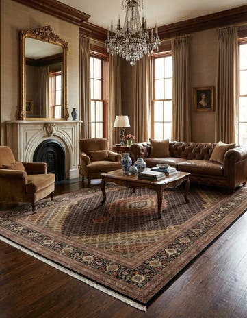 8' 4 x 11' 10 Tabriz Mahi Rug