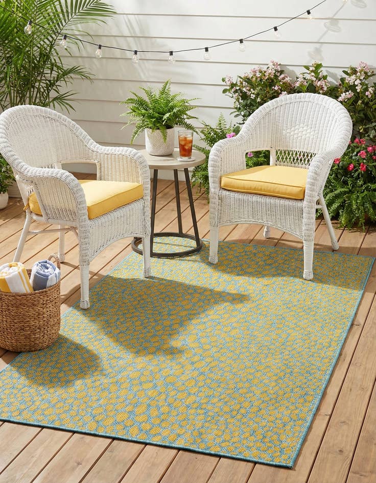 Detail image of 3' x 5' 3  Washable Jill Zarin Cape Town Indoor / Outdoor Rug