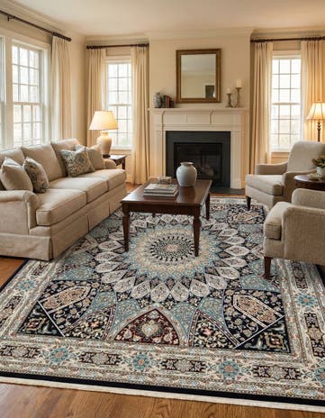 7' 10 x 11' Nain Design Rug