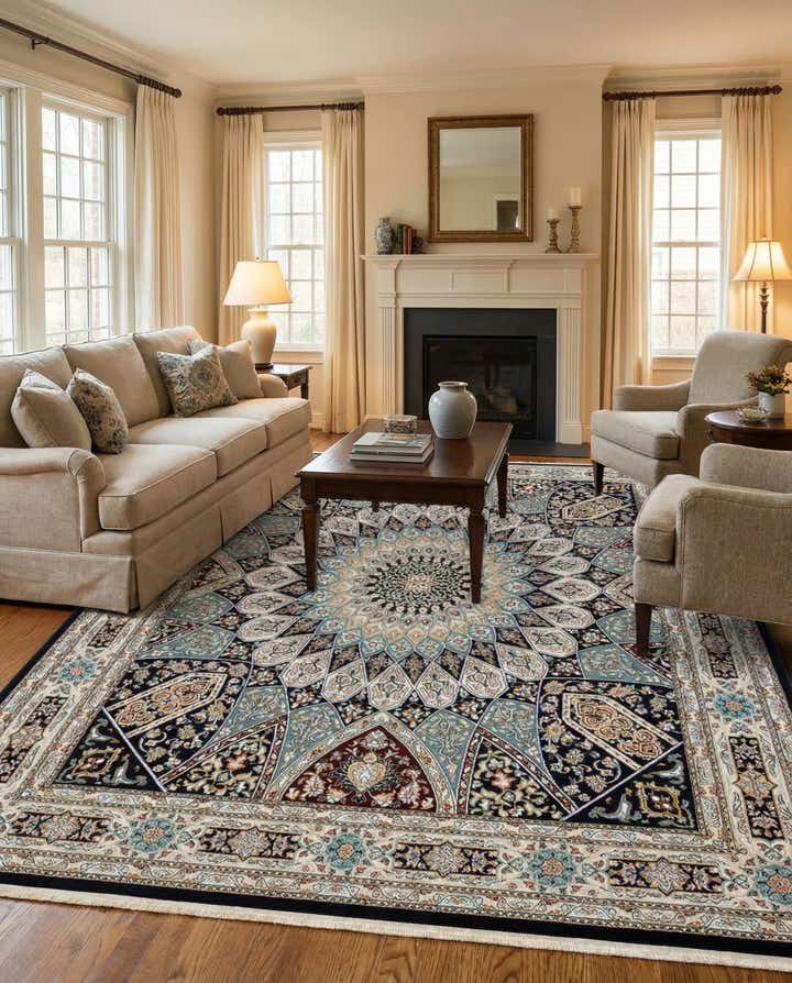 7' 10 x 11' Nain Design Rug