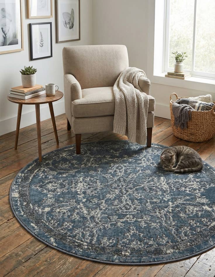 Detail image of  3' x 3' Oregon Round Rug