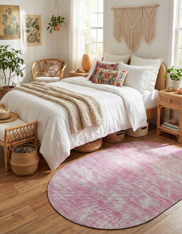 Detail image of 3' 6 x 5' 6 Asha Oval Rug