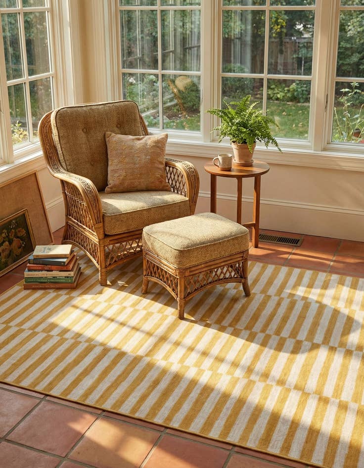 Detail image of 5' 3 x 8' Tribeca Rug