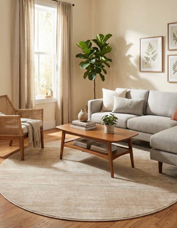 Jill Zarin 6' x 6' Uptown Madison Avenue Round Rug