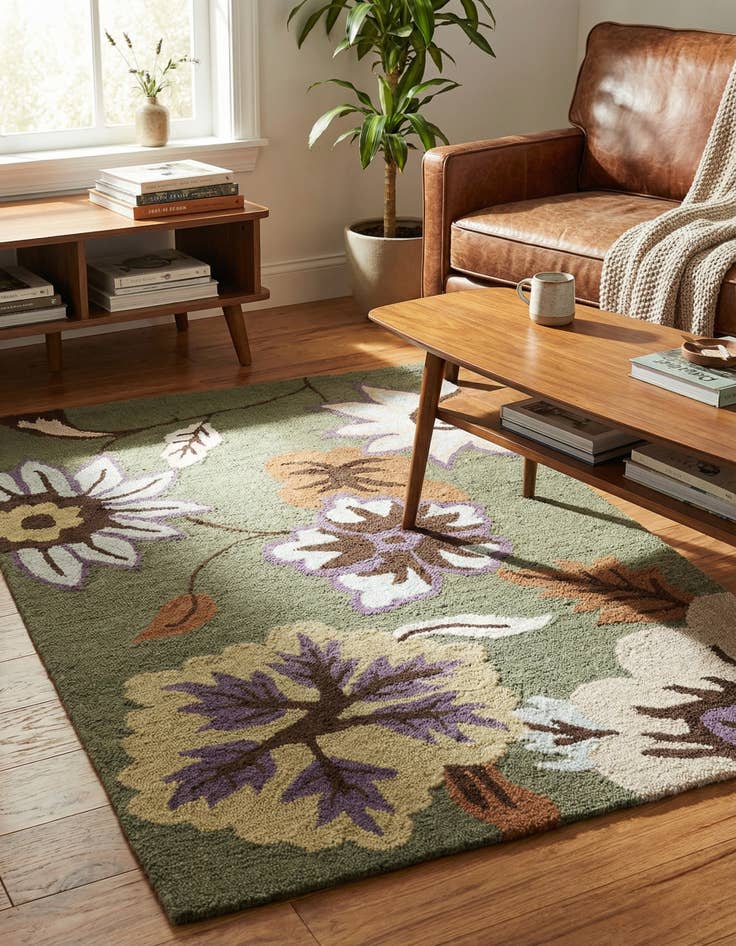 Detail image of 4' x 6' Agra Rug