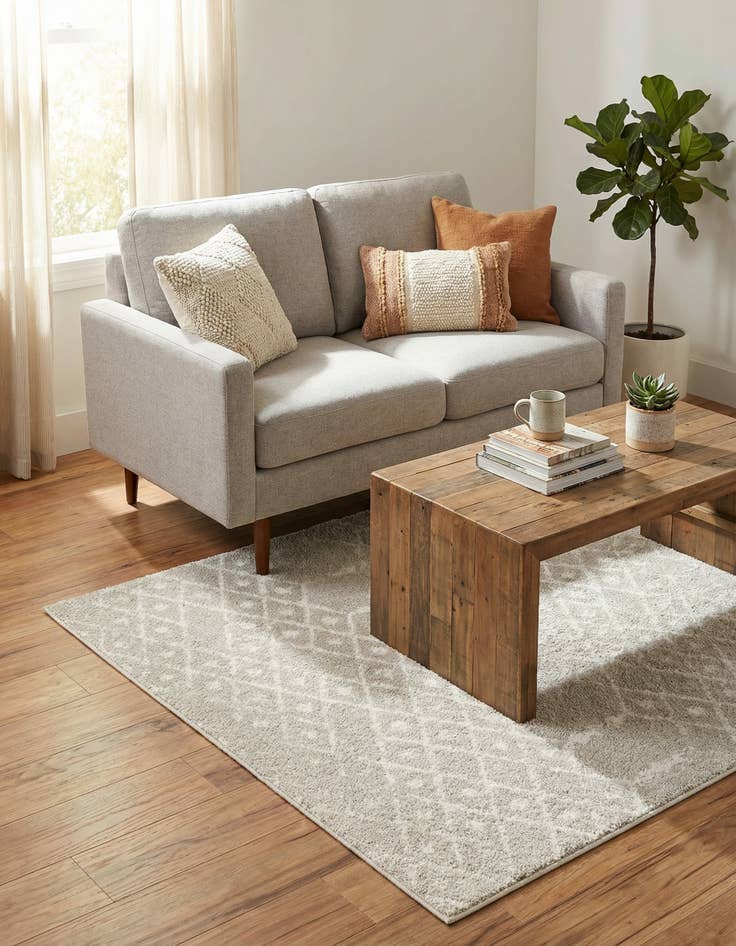 Detail image of  3' 3 x 5' 3 Paxon Trellis Rug