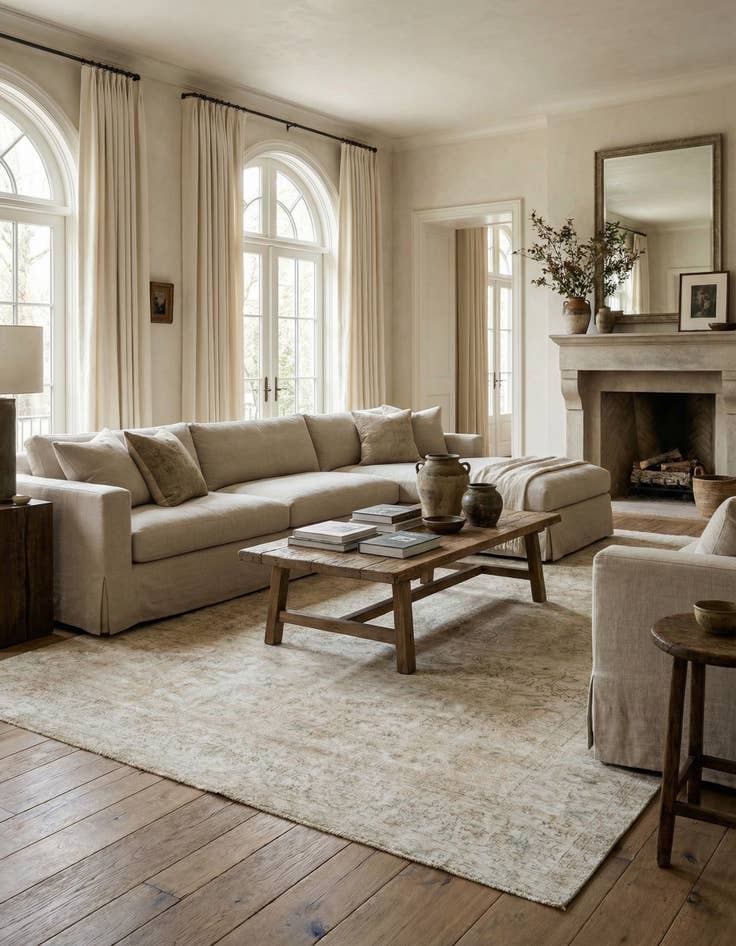 Detail image of  9' 9 x 12' 2  Hand Knotted Ultra Vintage Persian Wool Rug