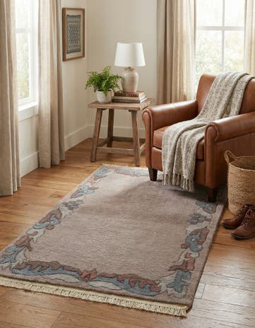 3' x 5' 3 Hand Knotted Tibet Wool Rug