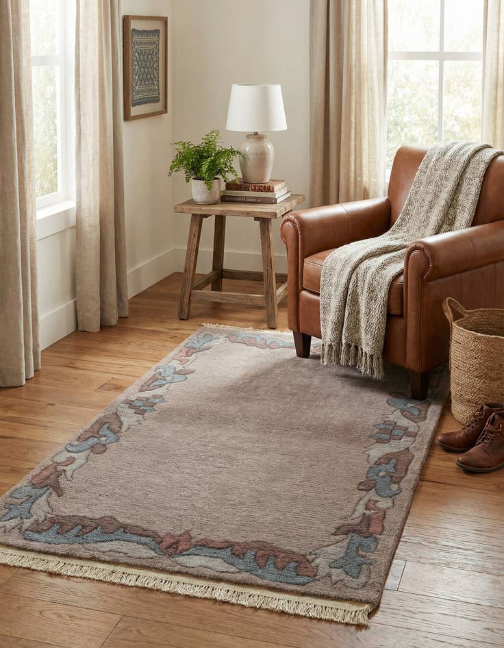 Detail image of  3' x 5' 3  Hand Knotted Tibet Wool Rug