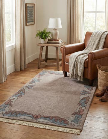 3' x 5' 3 Hand Knotted Tibet Wool Rug