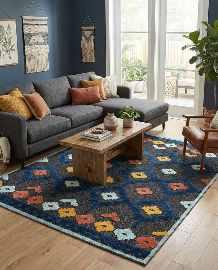 7' 10 x 10' Easy-Clean Belize Indoor / Outdoor Rug