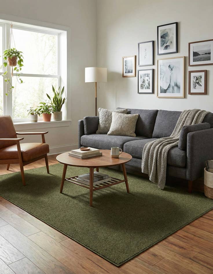 Detail image of  6' x 9' Everyday Solid Rug