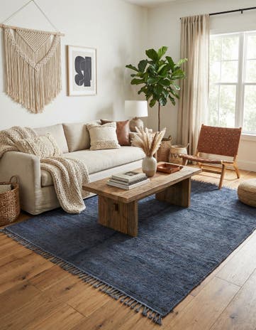 5' 5 x 7' 9 Hand Knotted Moroccan Wool Rug