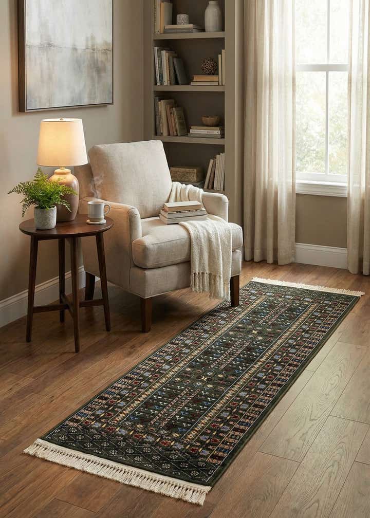 2' x 6' Bokhara Runner Rug