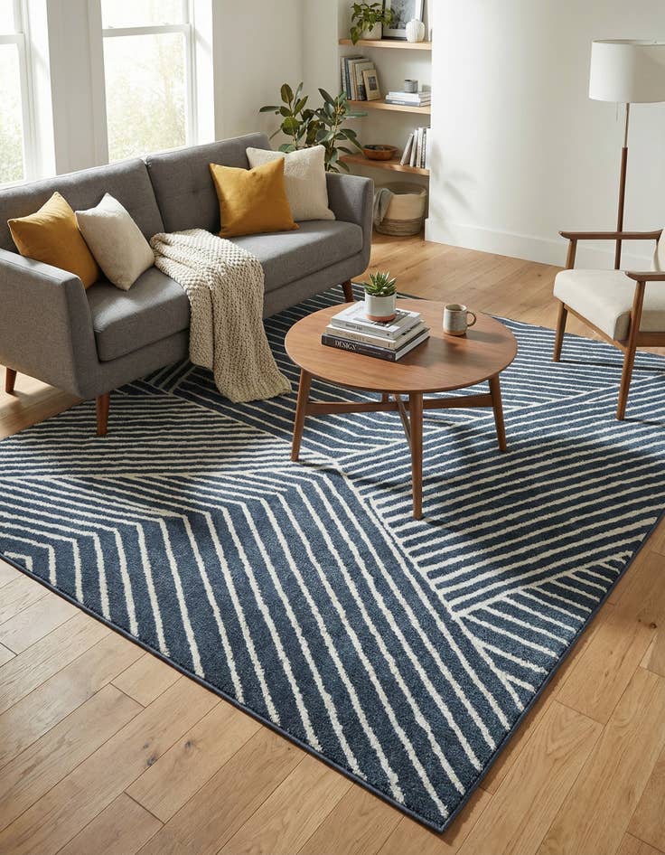 Detail image of 7' 10 x 7' 10 Oslo Square Rug