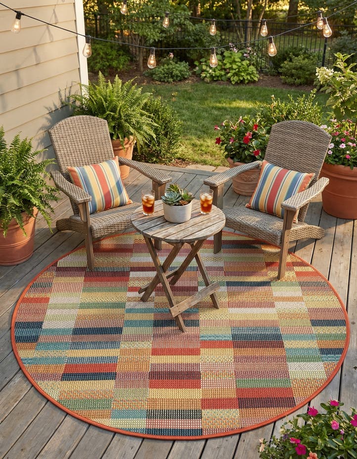 4' 1 x 4' 1 Easy-Clean Baja Indoor / Outdoor R...