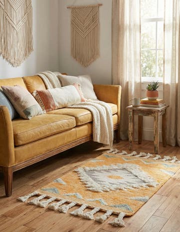 2' x 3' 1 Hand Woven Arizona Wool Rug
