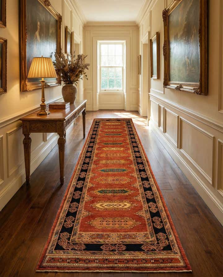 2' 9 x 13' 3 Luribaft Wool Runner Rug