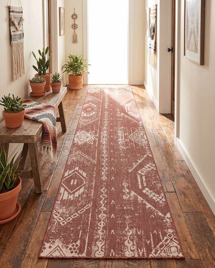 100cm x 430cm Leicht zu reinigen Bohemian Innen- / Außenbereich Läufer Teppich