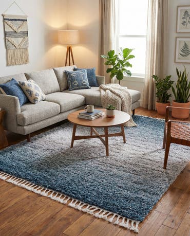  8' x 8' Athena Shag Square Rug