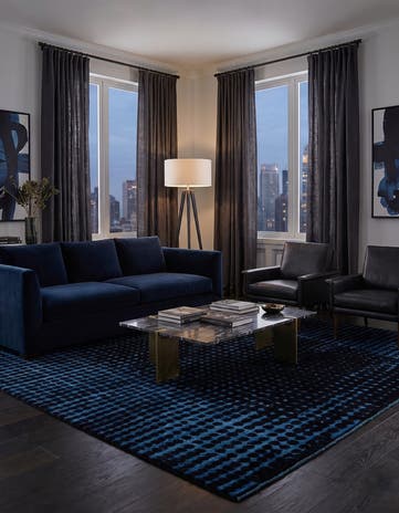 7' 8 x 10' 2 Hand Knotted Darya Wool Rug