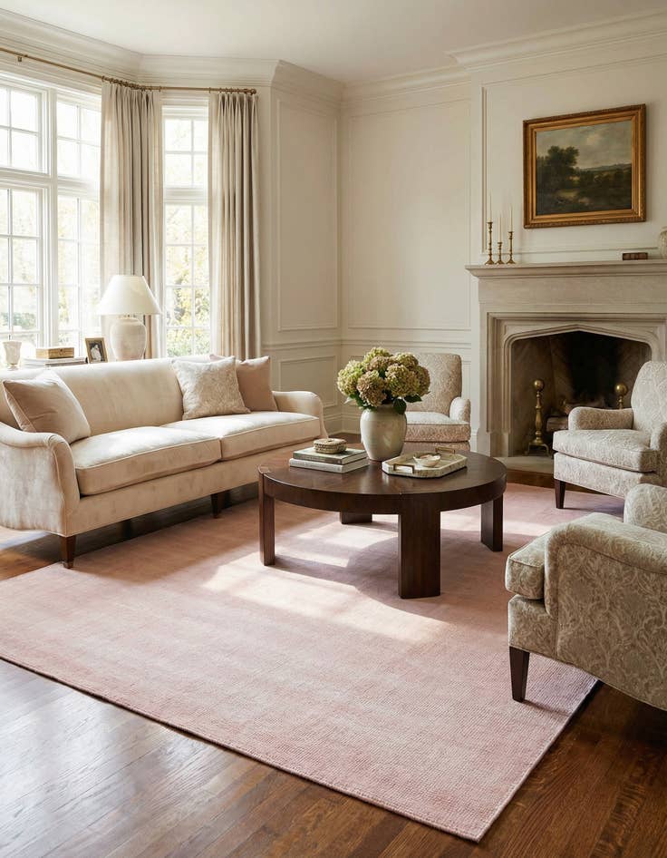 Detail image of 10' x 13' 1  Hand Woven Jill Zarin English Manor Farmhouse Wool Rug