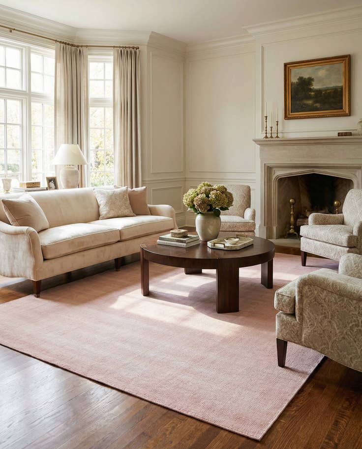 Detail image of 10' x 13' 1 Hand Woven Jill Zarin English Manor Farmhouse Wool Rug