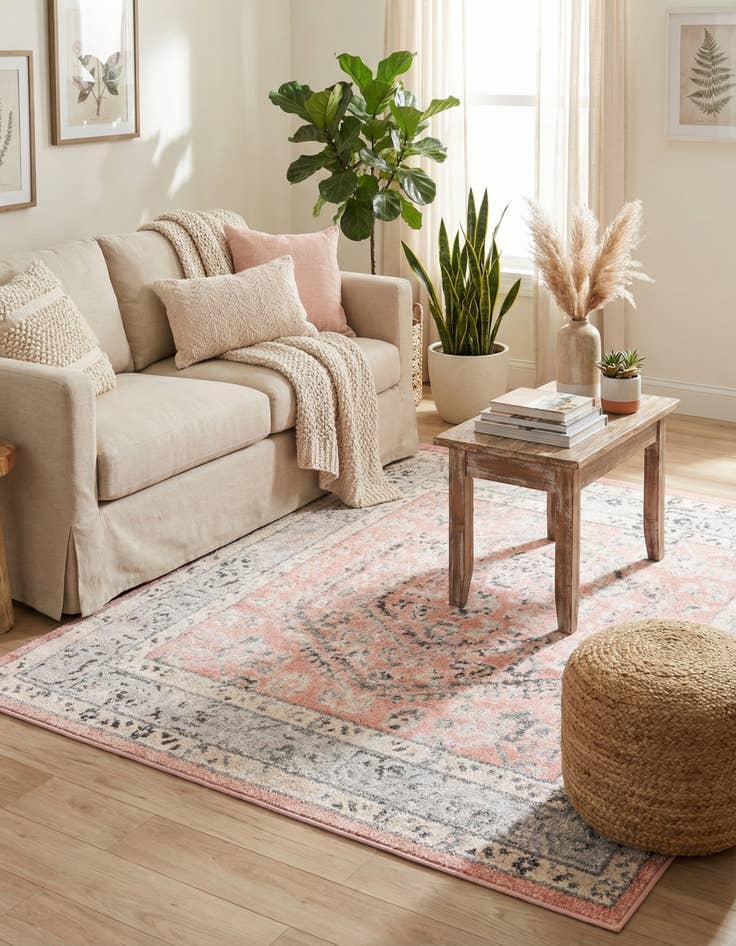 Detail image of  4' x 4' Aurelia Square Rug