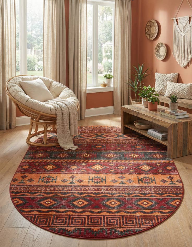 Detail image of  6' 1 x 9' Lucerne Oval Rug