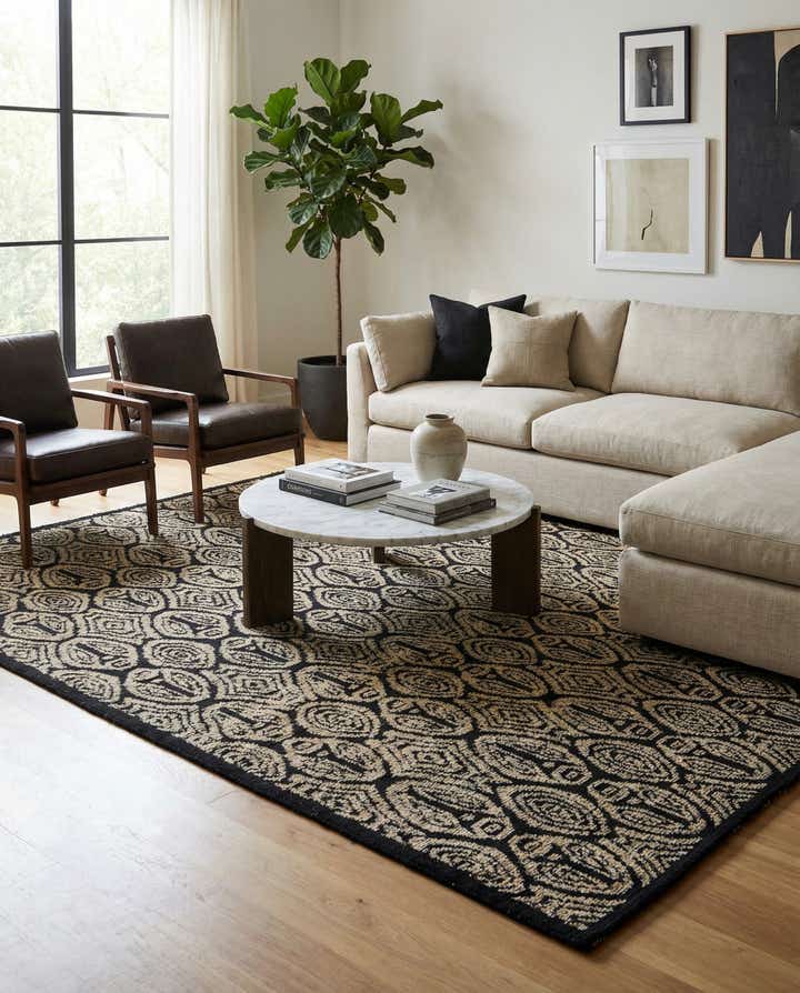 8' 9 x 10' 1 Hand Knotted Darya Wool Rug