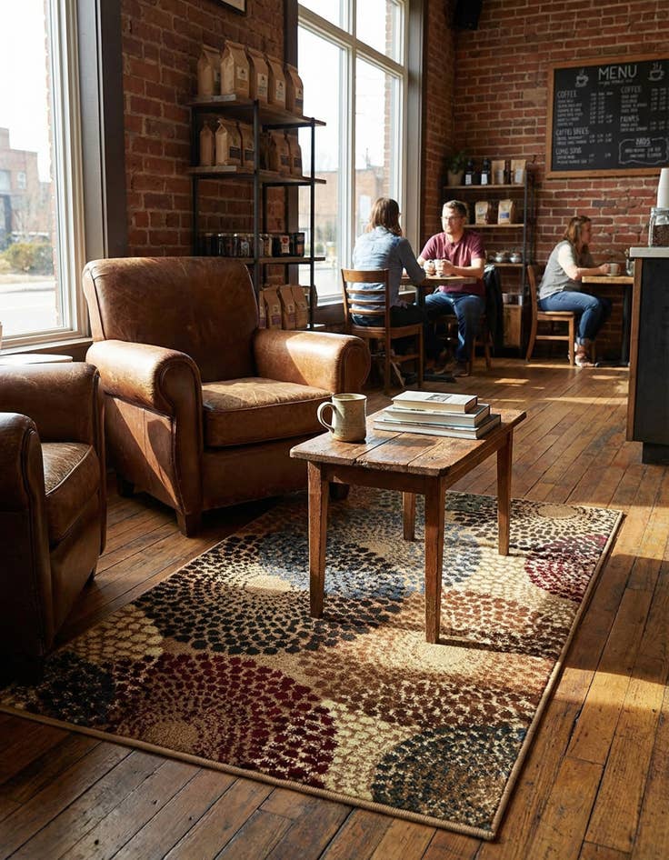 Detail image of 2' x 3' Coffee Shop Rug