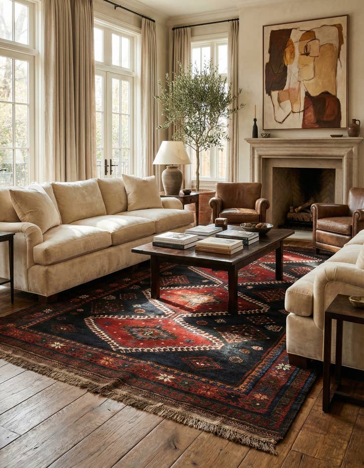 Detail image of 4' 11 x 8' 10 Luribaft Rug