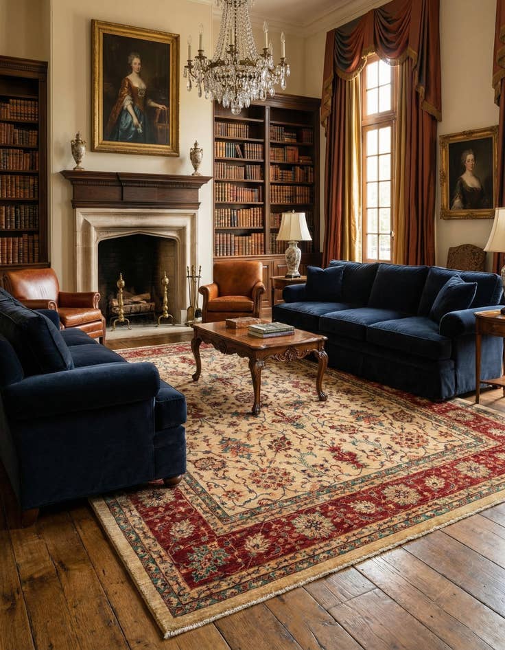 Detail image of 10' x 13' 4  Hand Knotted Ariana Ziegler Oriental Rug