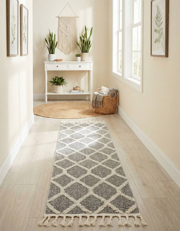 Detail image of  2' x 8' Boho Runner Rug