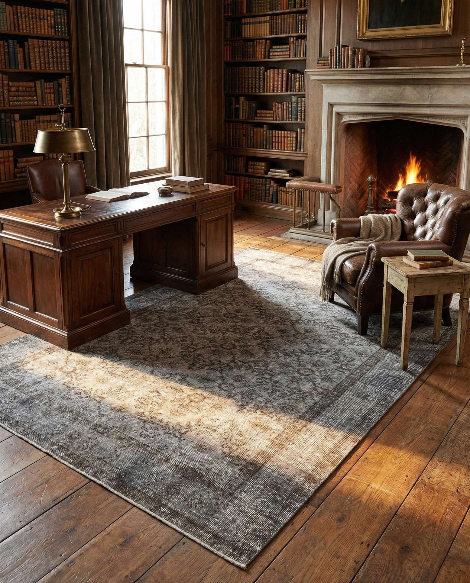 5' 10 x 9' 2 Ultra Vintage Wool Rug