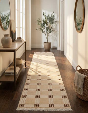 2' 7 x 12' 10 Hand Knotted Darya Wool Runner Rug