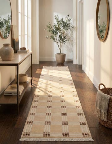 2' 7 x 12' 10 Hand Knotted Darya Wool Runner Rug