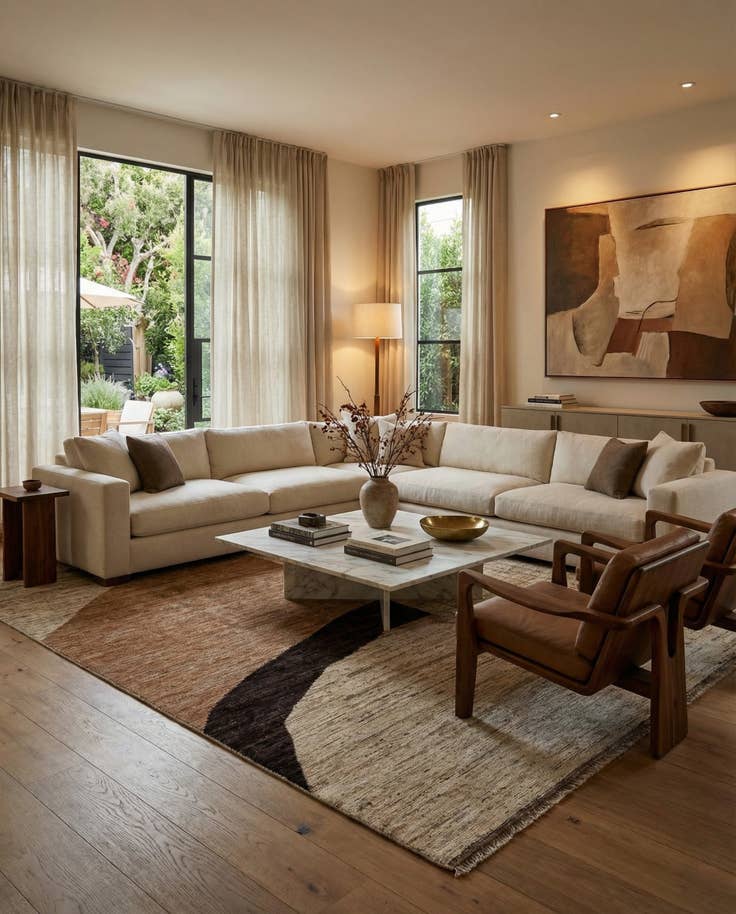 Detail image of 8' 7 x 9' 8 Hand Knotted Darya Wool Rug