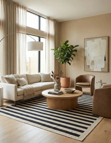 8' 3 x 9' 9 Hand Woven Kilim Modern Wool Rug