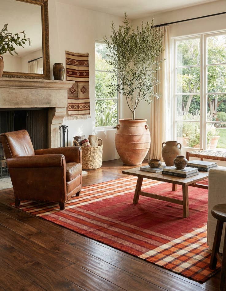 Detail image of 5' 6 x 7' 9 Jajim Rug