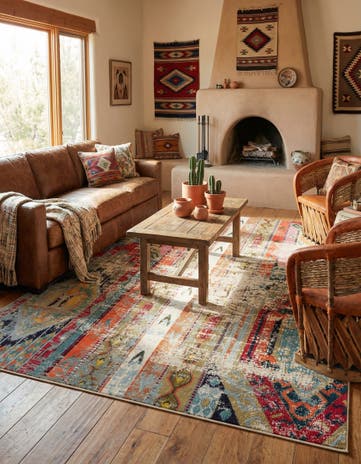 9' x 12' 2 Washable Mesa Rug