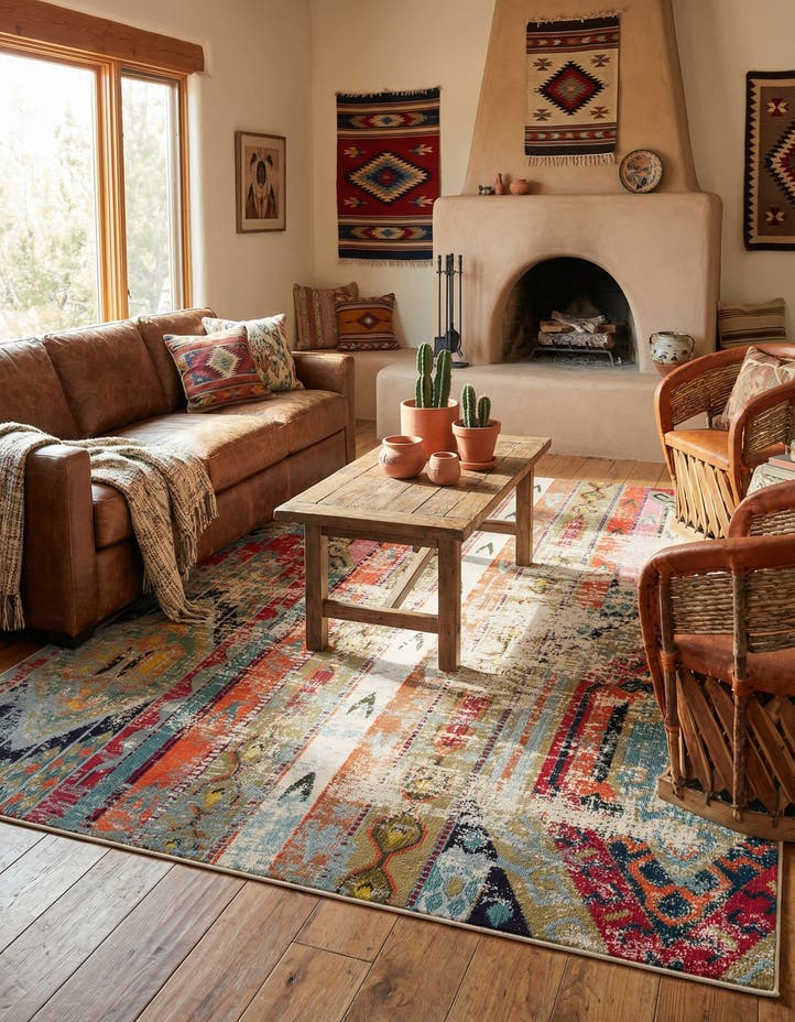 9' x 12' 2 Washable Mesa Rug