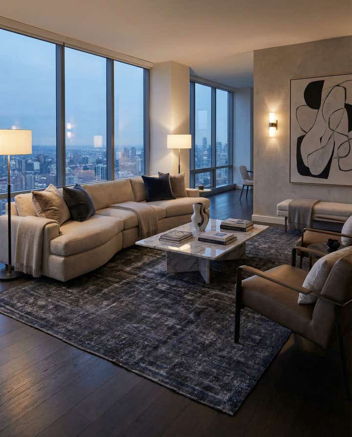 8' 4 x 13' 1 Hand Knotted Ultra Vintage Persian Wool Rug